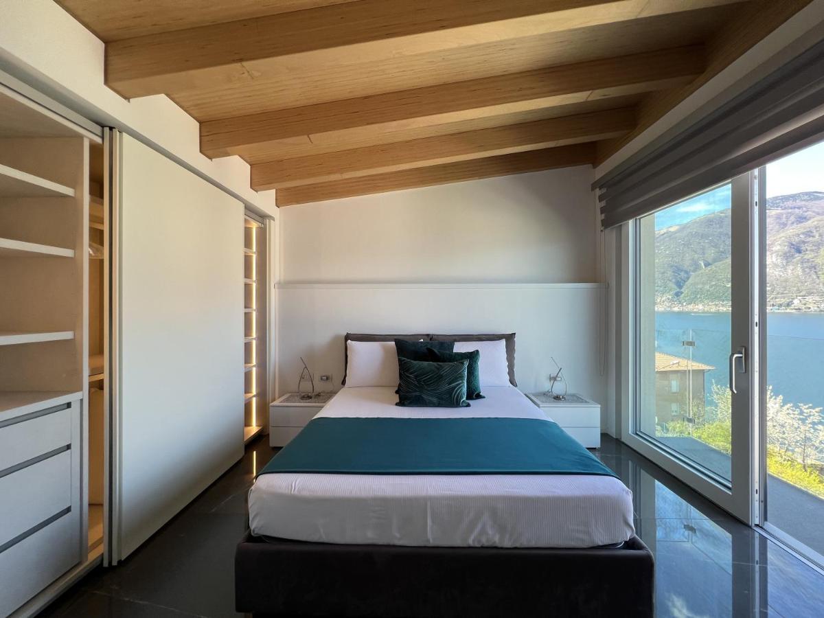Luxury Lakefront Penthouse Lezzeno Exteriér fotografie